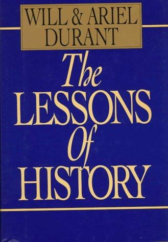 Cover of The Lessons of History